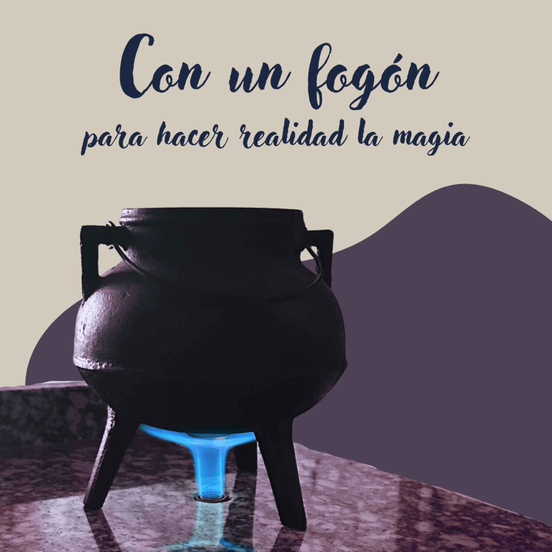 Altar mágico con fuego – Mueble restaurado para rituales y cocina esotérica - 2