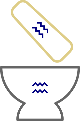 Pictograma del mortero