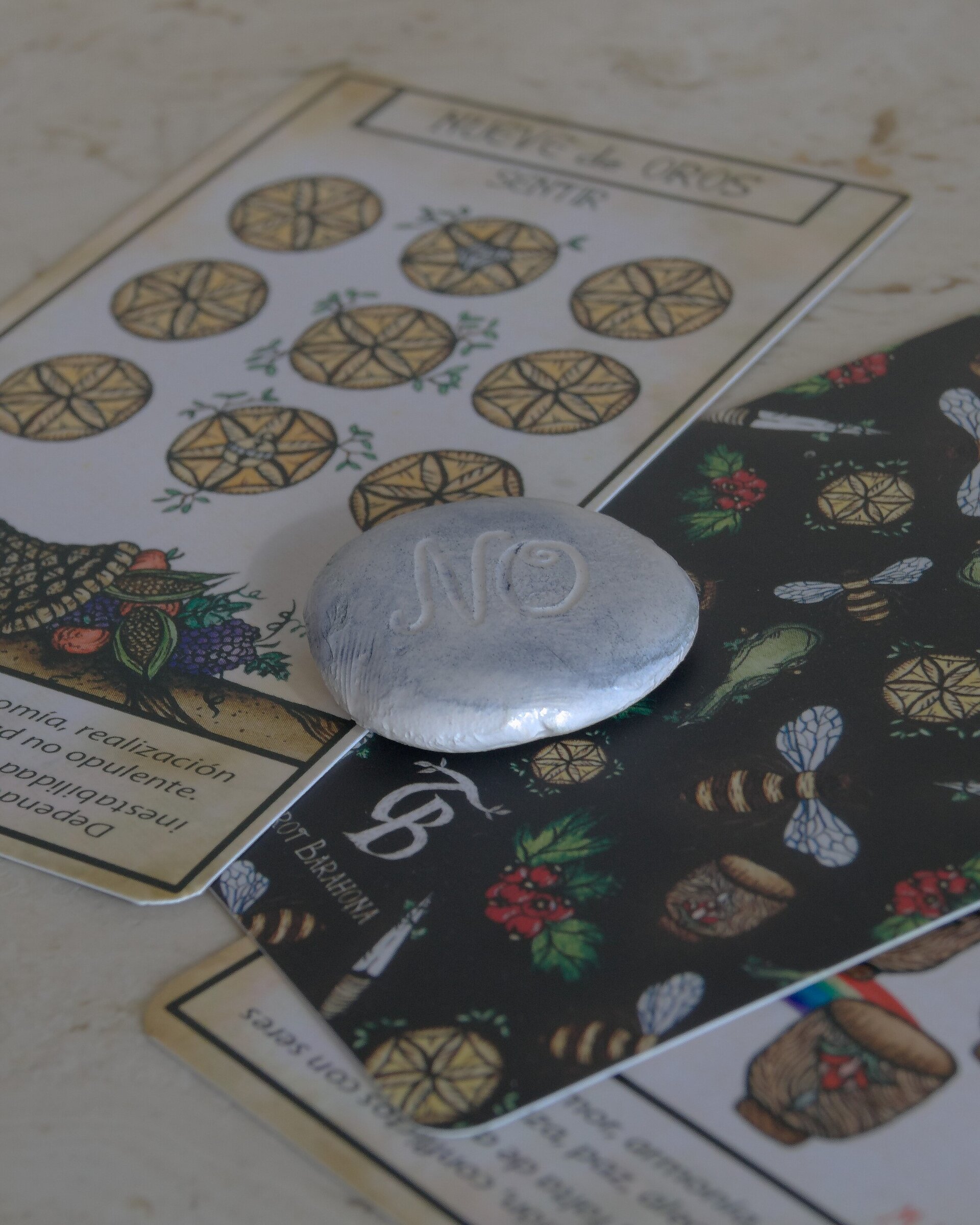 Moneda oracular de cerámica – Sí / No - 2