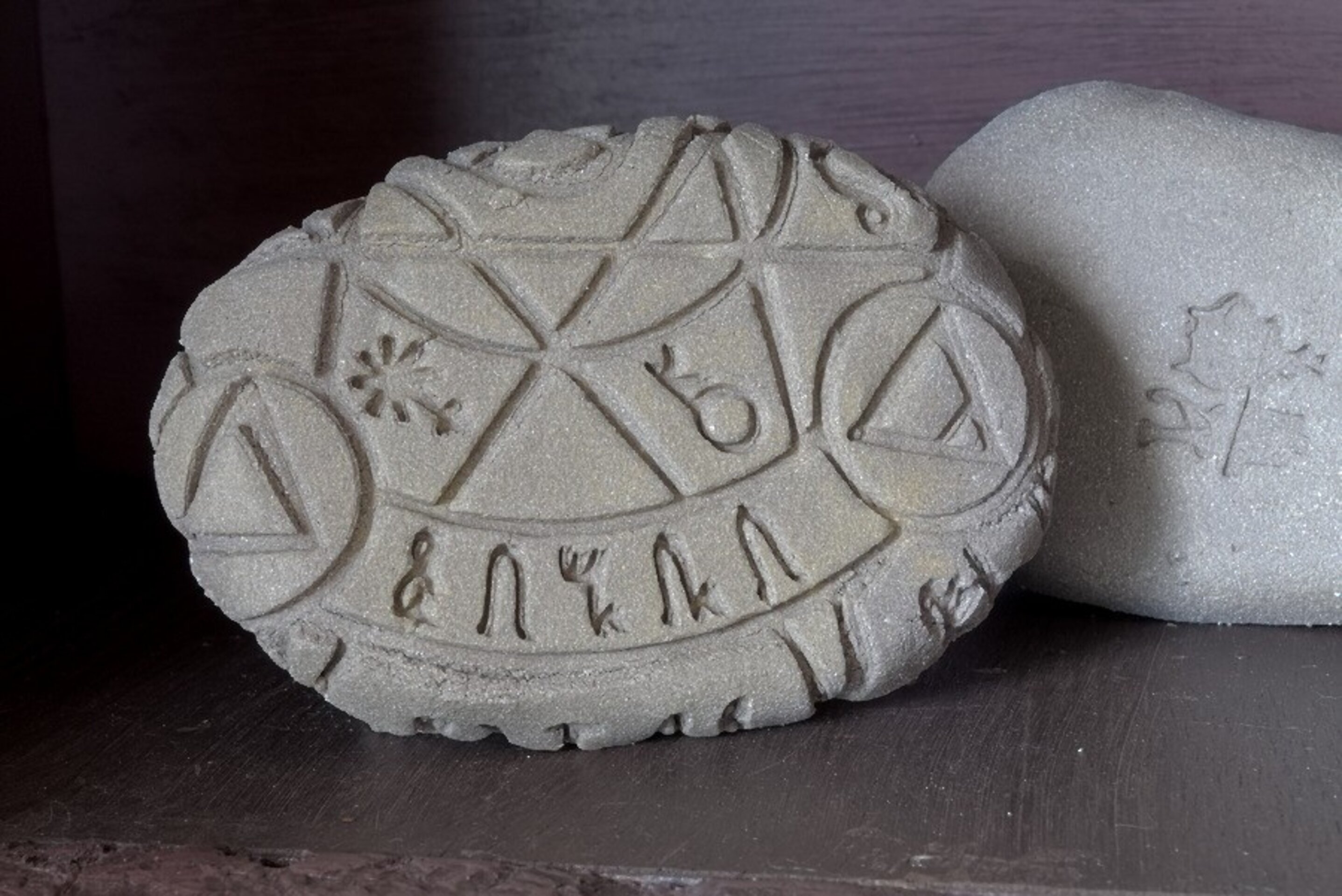 Pareja de platos de gres - 3