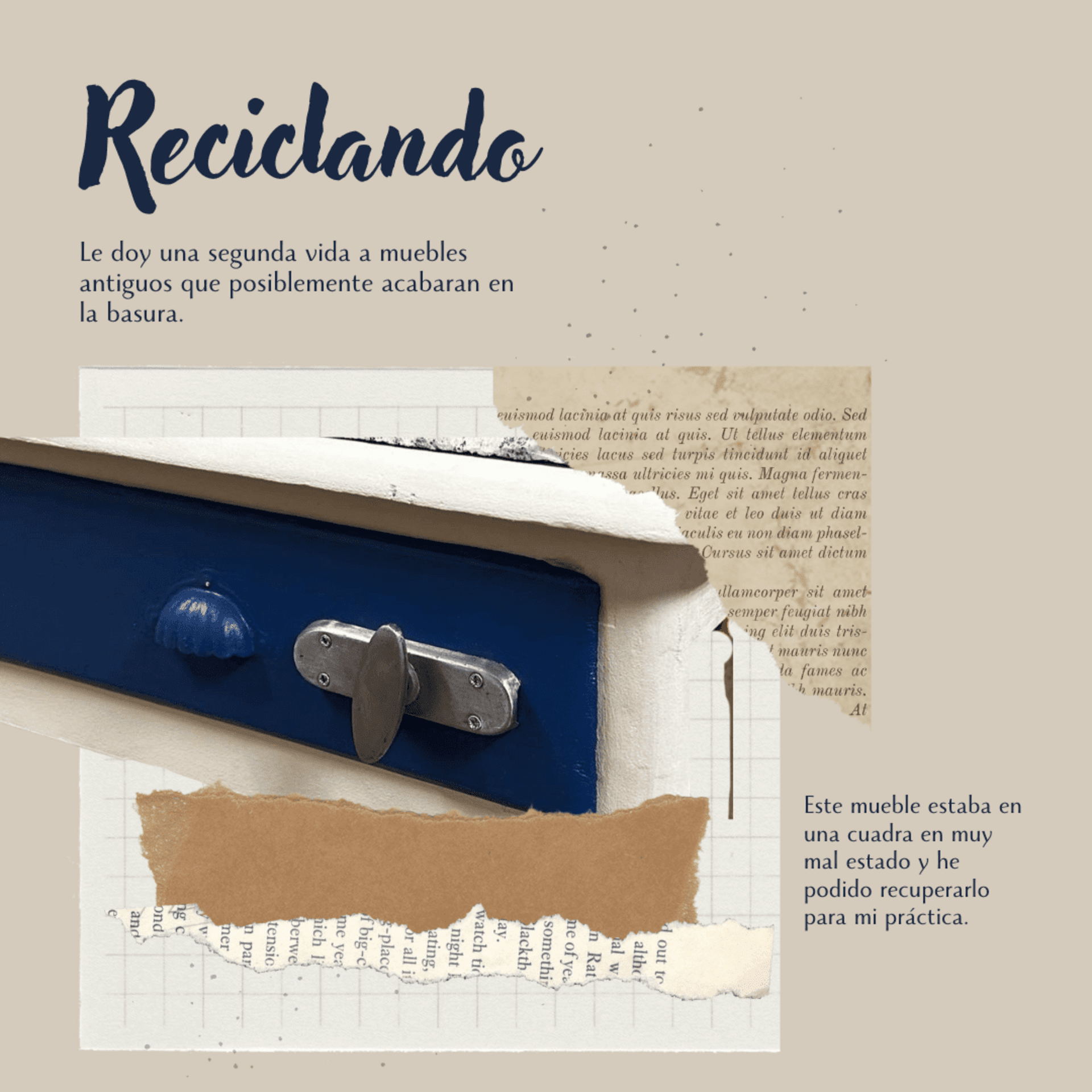 Altar mágico con fuego – Mueble restaurado para rituales y cocina esotérica - 3