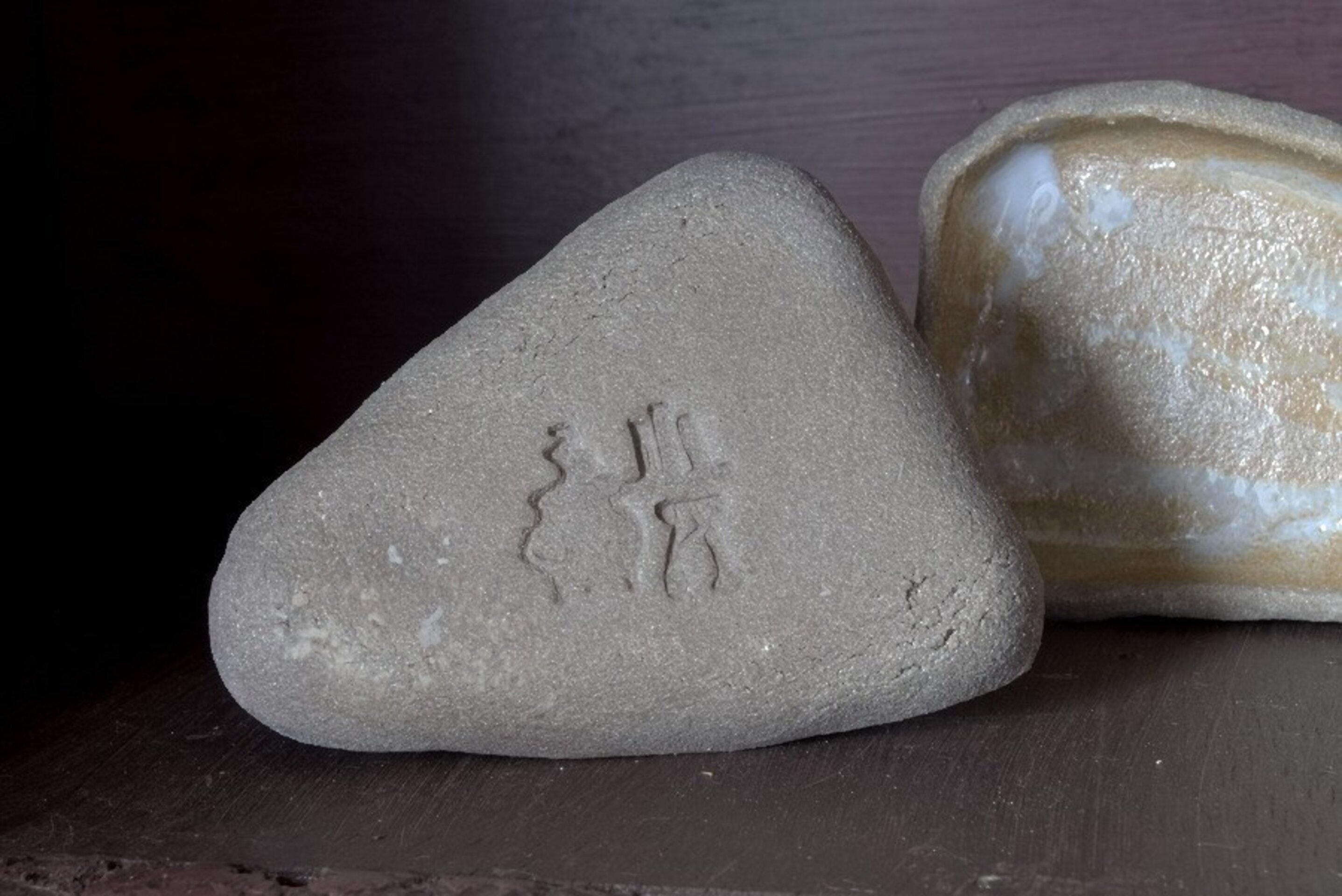 Pareja de platos de gres - 6