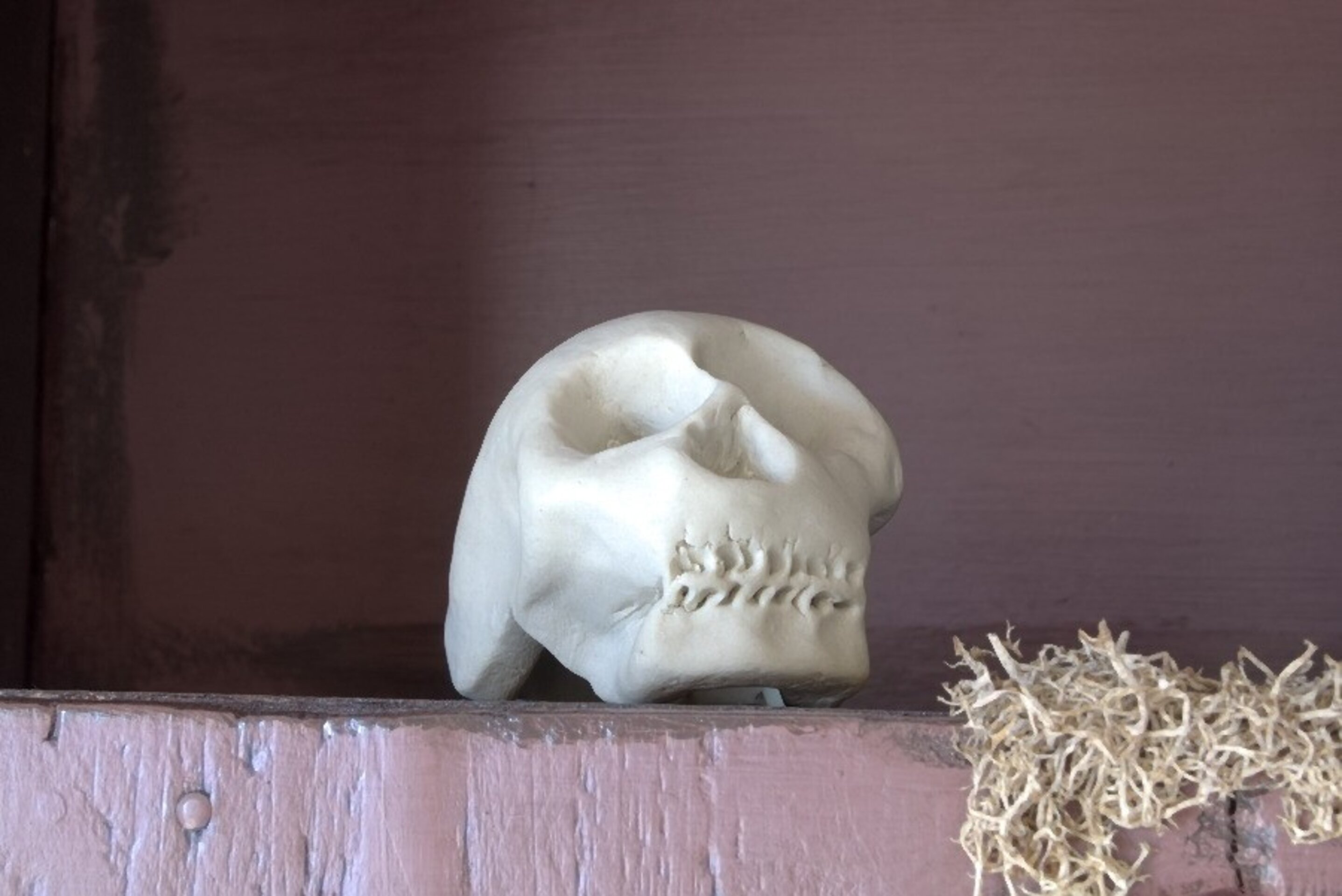 Calavera de cerámica ritual - 2