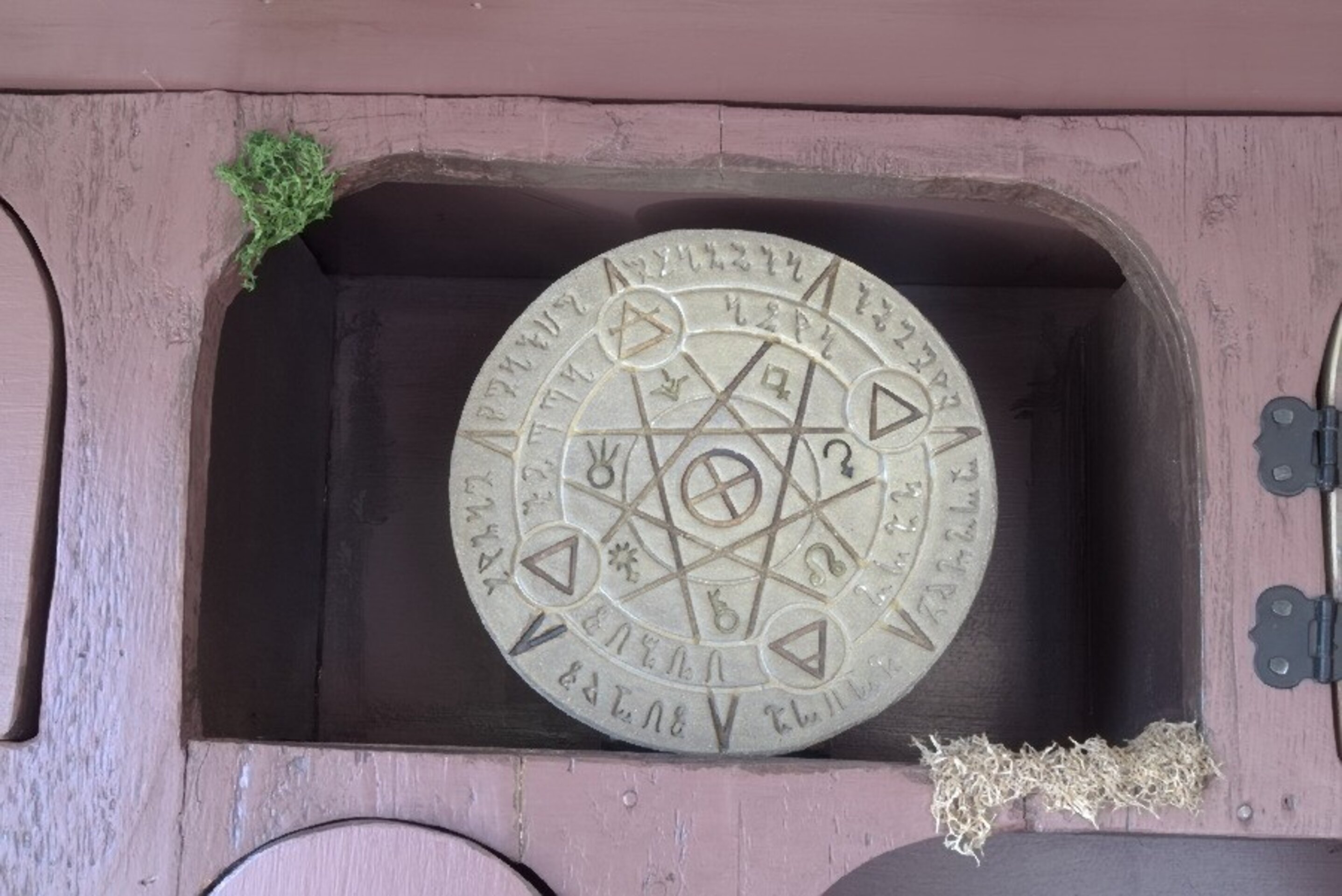 Placa cerámica de símbolos alquímicos - 3